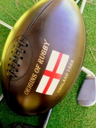 Vintage Rugby Ball with printing  in tamil-nadu